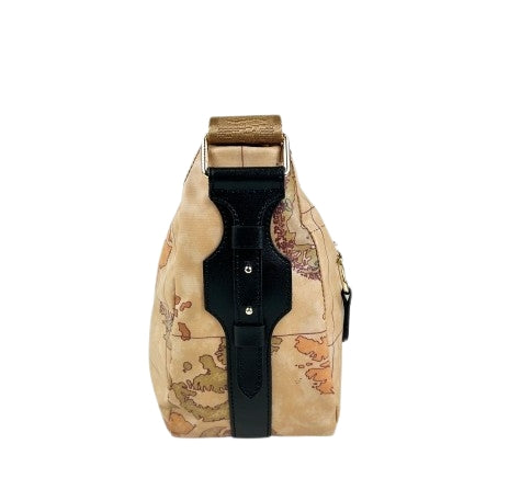 Alviero Martini 1a Classe Tracolla a Mezzaluna Soft Fusion Media L LB98 S578 Col 0001 Nero